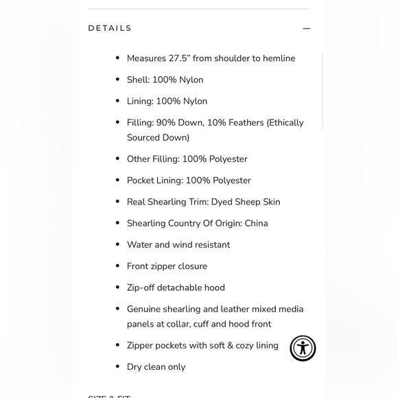 New Dawn Levy Down Coat size M. PRICE DROP! - Picture 6 of 7